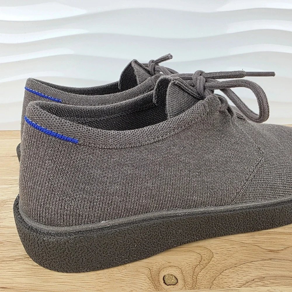 Rothys The Monty Sneakers Mens Size 10 Timber Brown Merino Wool Casual Shoes - Picture 8 of 14